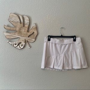 White Athletic Skirt